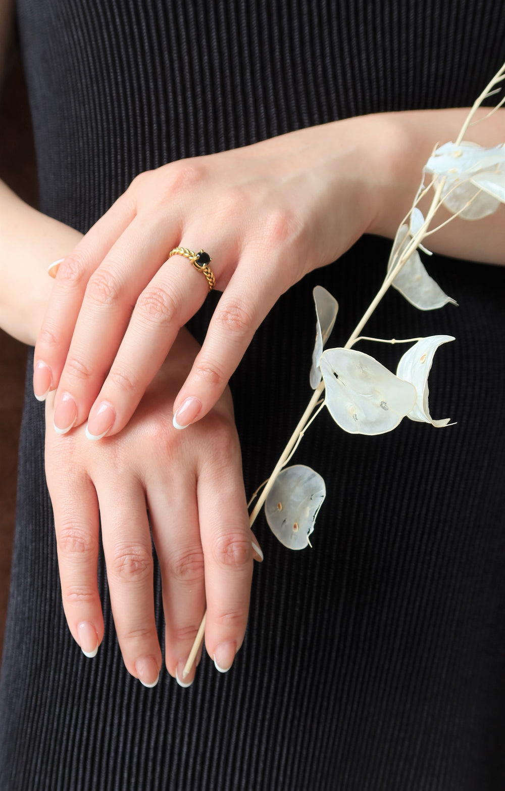 Ke Jewelry Natural Gemstone ring plated with 18k gold in Melbourne