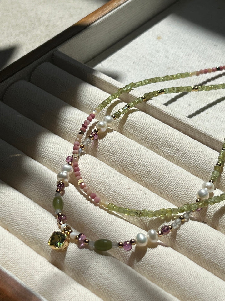 summer beaded necklace Ke Jewelry Melbourne