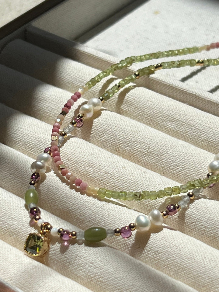 summery beaded necklace Ke Jewelry Melbourne 